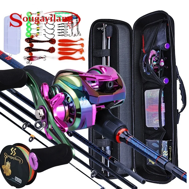 Spincast Reel - Sougayilang cannes à pêche et moulinets