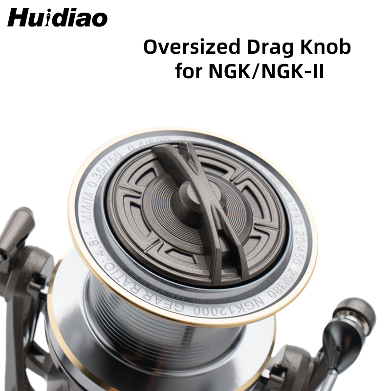 Reel Drag Knob - HUIDIAO – bouton de traînée surdimensionné,