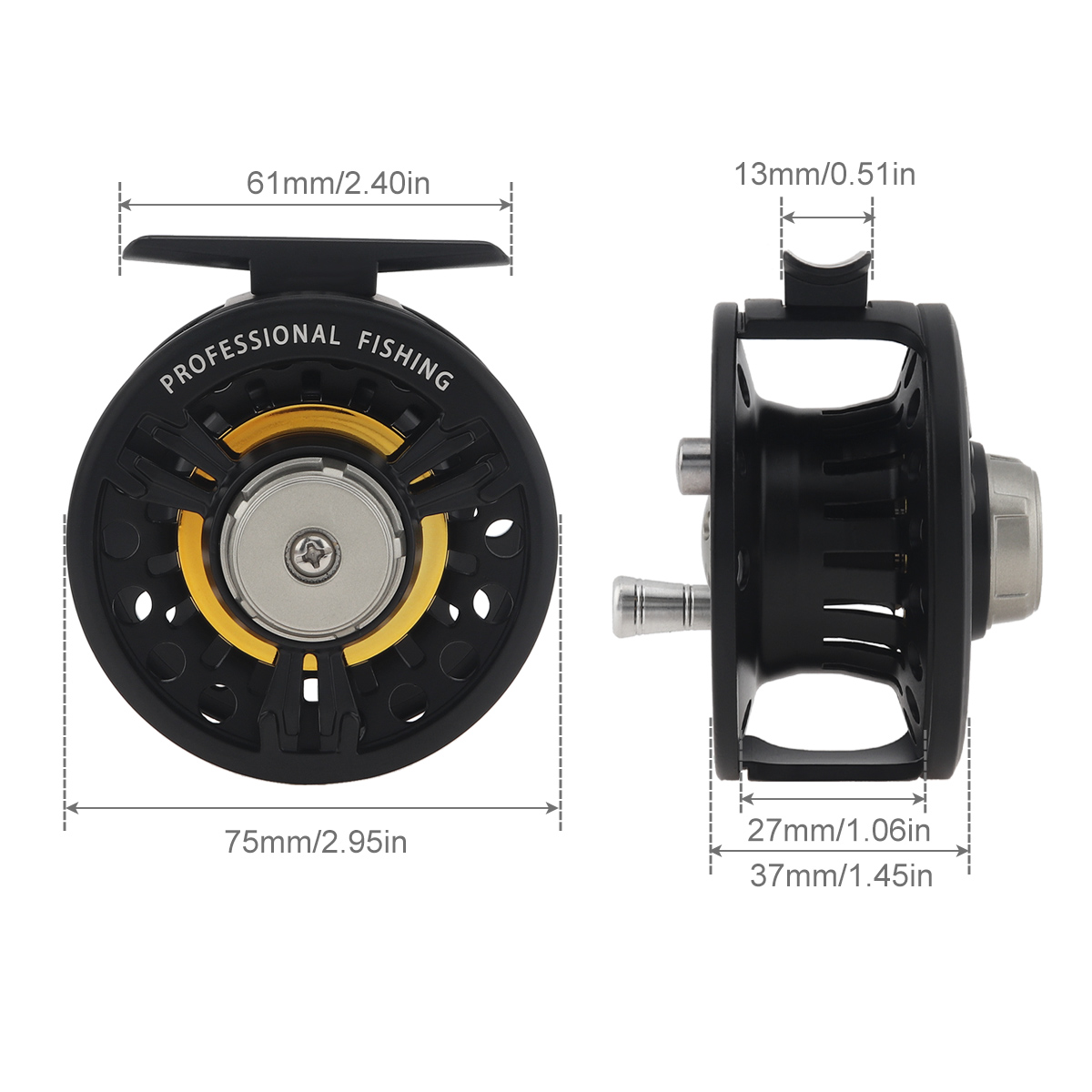 Roue de pêche sur glace entièr - Ice Fishing Reel avis et prix